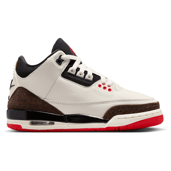 Jordan Retro 3 - Boys' Grade School - Black/White/Tan