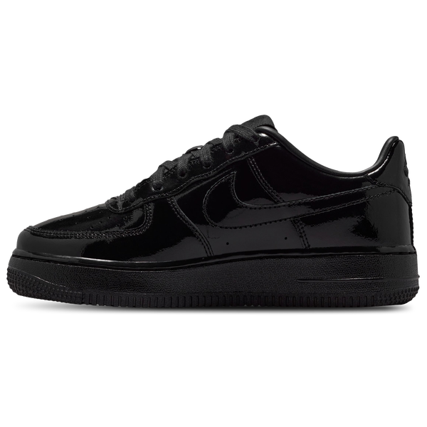 Nike Air Force 1 - Girls' Grade School - Black/Black - Image 2