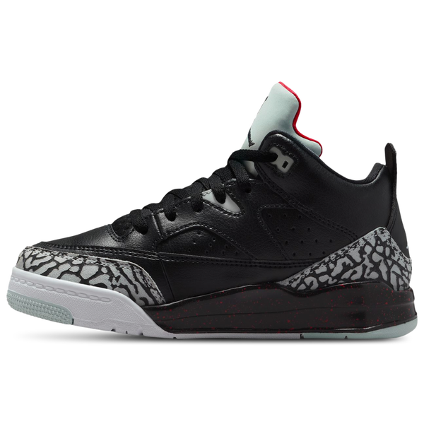 Jordan Son of Mars Low - Boys' Preschool - Black/Grey/Red - Image 2