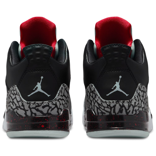Jordan Son of Mars Low - Boys' Preschool - Black/Grey/Red - Image 3