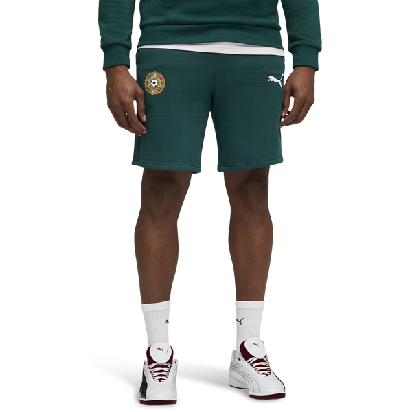 PUMA Fanpack Mexico Sweat Shorts - Men's - Varsity Green/White