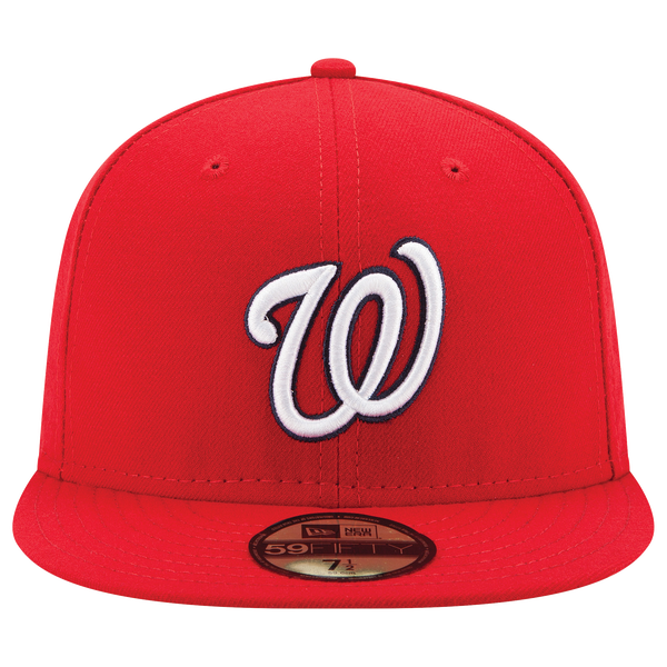 New Era Nationals 59Fifty Authentic Cap - Adult - Navy/Red - Image 2