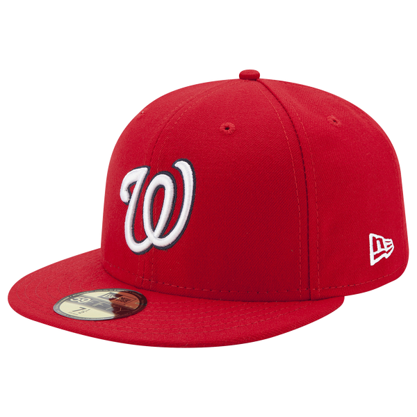 New Era Nationals 59Fifty Authentic Cap - Adult - Navy/Red - Image 5