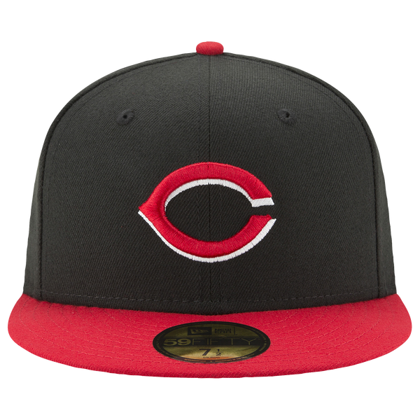 New Era Reds 59Fifty Authentic Cap - Adult - Red/Black - Image 2