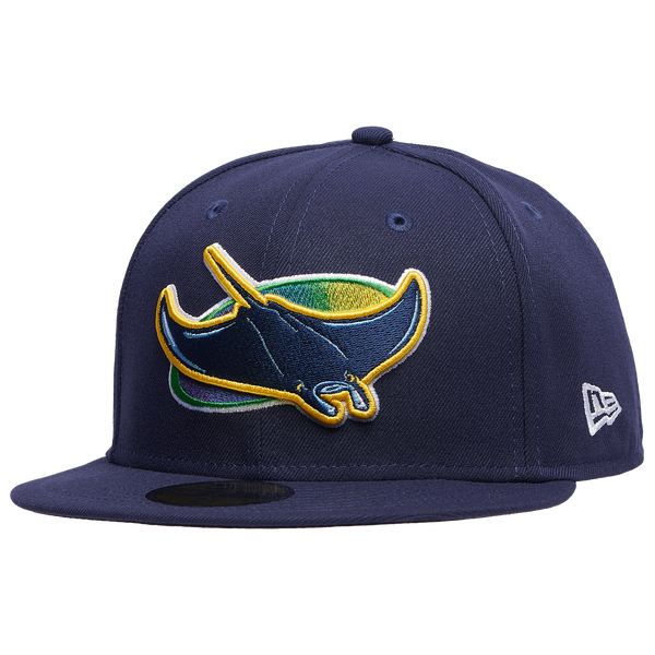 New Era Rays 59Fifty Authentic Cap - Adult - Blue/Multi