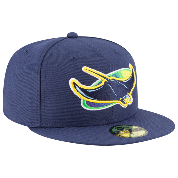 New Era Rays 59Fifty Authentic Cap - Adult - Blue/Multi - Image 4