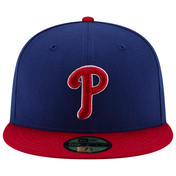 New Era Phillies 59Fifty Authentic Cap - Adult - Red/Royal - Image 3