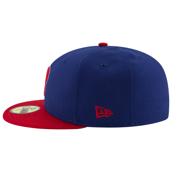 New Era Phillies 59Fifty Authentic Cap - Adult - Red/Royal - Image 6