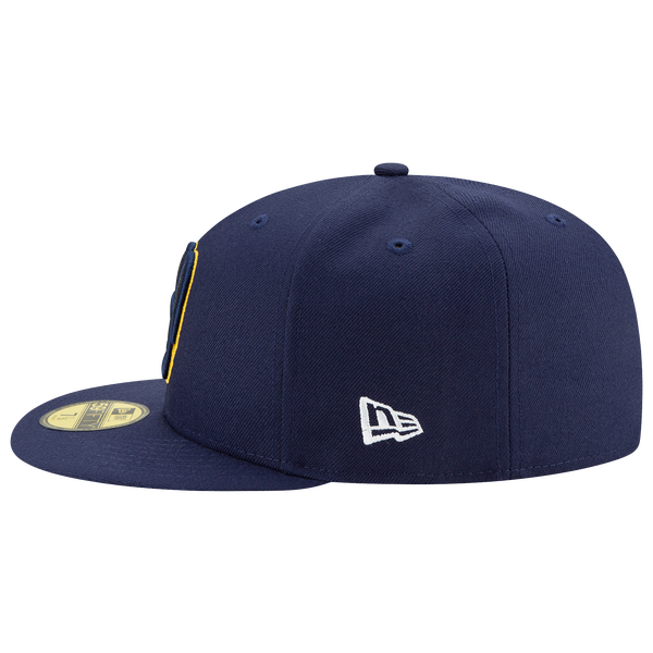 New Era Brewers 59Fifty Authentic Cap - Adult - Royal/Yellow - Image 6