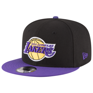 New Era Lakers QR 2T T/C Snapback - Men's - Purple/Yellow