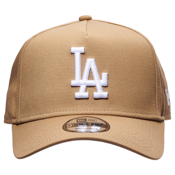 New Era Dodgers 9Forty A Frame Cap - Men's - Khaki/White - Image 2