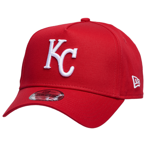 New Era Royals A Frame Adjustable Cap - Men's - Red/White