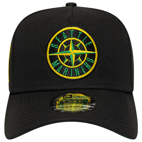 New Era Mariners 9FORTY A-Frame Staten Island Cap - Adult - Black - Image 2