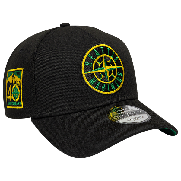 New Era Mariners 9FORTY A-Frame Staten Island Cap - Adult - Black - Image 3