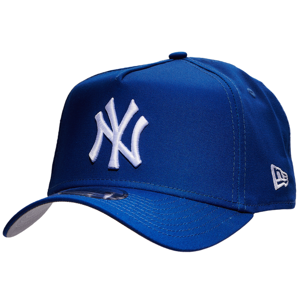 New Era Yankees A Frame Adjustable Cap - Men's - White/Royal