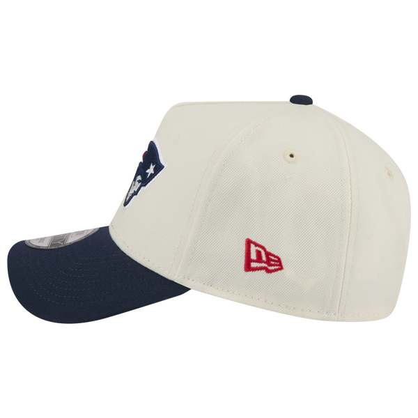 New Era NFL 9FORTY A-Frame Cap - Adult - Chrome/Navy - Image 4