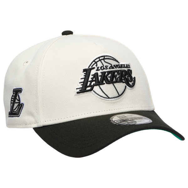 New Era Lakers Team 9FORTY A-Frame Chrome Cap - Men's - Chrome/Black - Image 3
