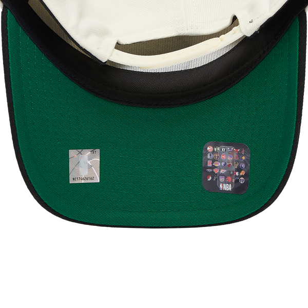 New Era Trailblazers Team 9FORTY A-Frame Chrome Cap - Men's - Chrome/Black - Image 5