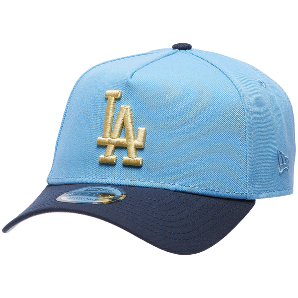 New Era Dodgers 9Forty A-Frame Cap - Adult - Navy/Gold/Blue