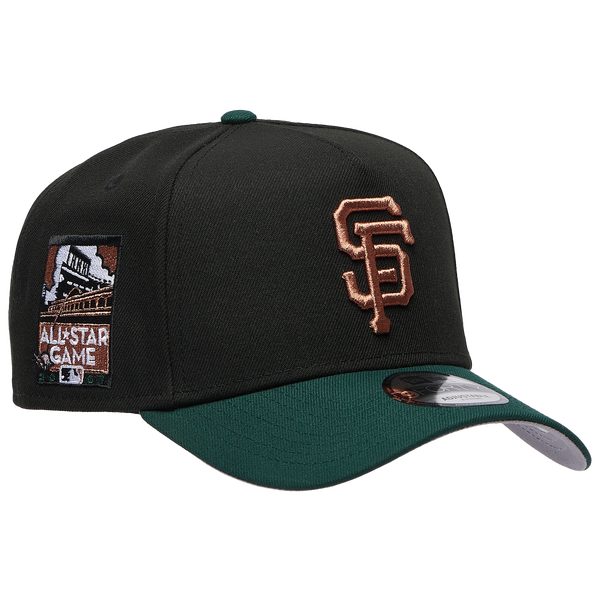 New Era Giants 9FORTY A-Frame Metallic Cap - Men's - Green/Black - Image 3