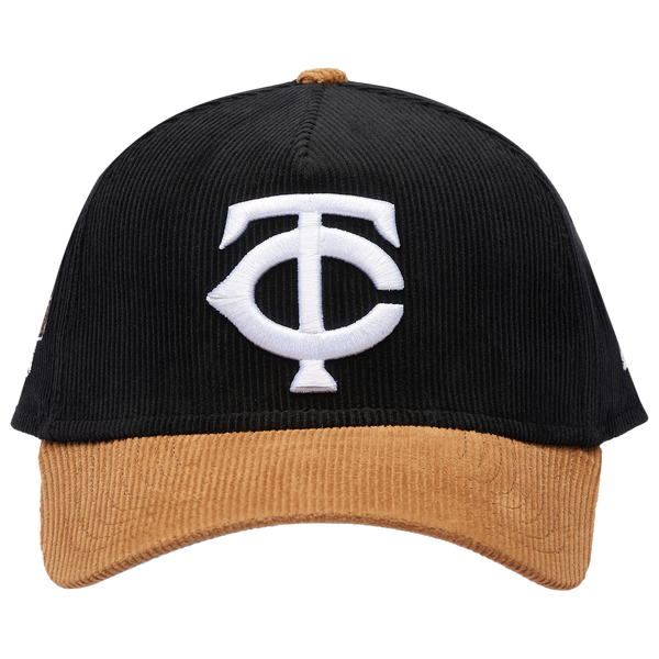 New Era Twins 940AF Cord Cap - Adult - Black/Tan - Image 2