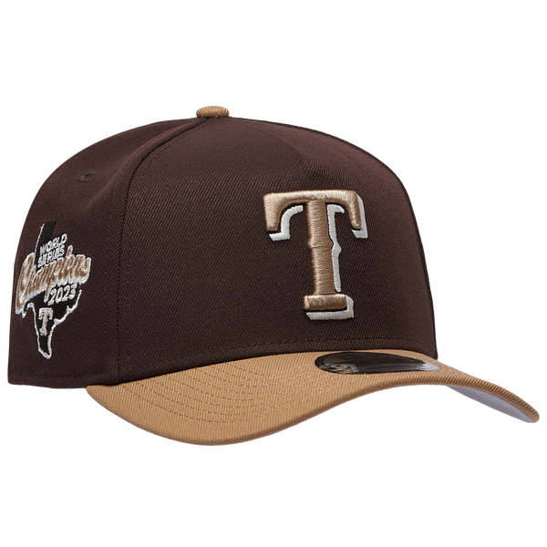 New Era Rangers 940AF Cap - Adult - Tan/Brown - Image 3
