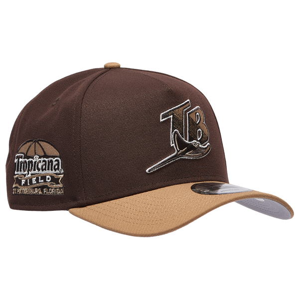 New Era Rays 940AF Cap - Adult - Brown/Tan - Image 3