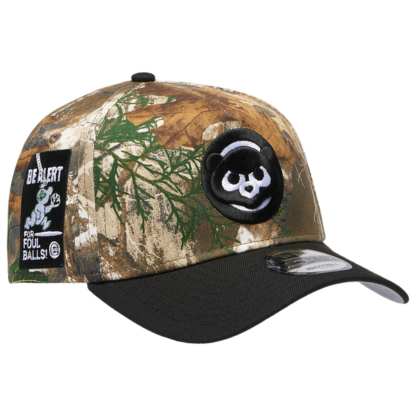 New Era Cubs 940 A-Frame RealTree Cap - Adult - Camo/Black - Image 3