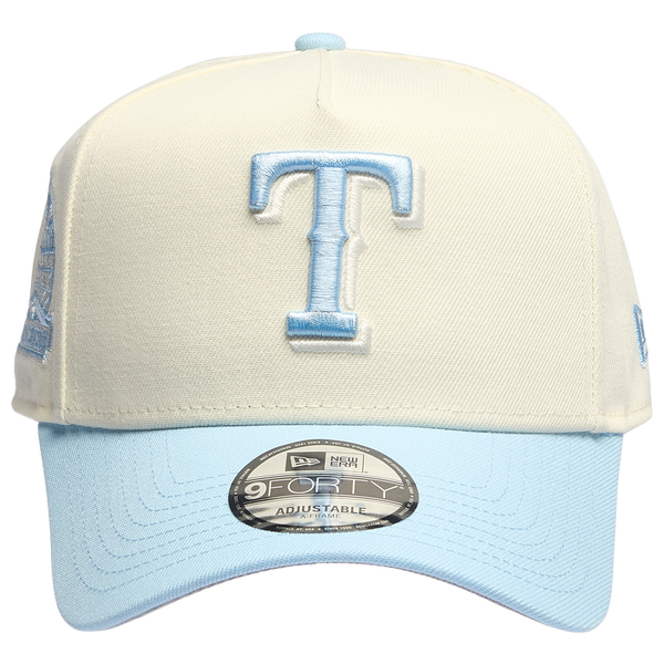New Era Rangers 940 A-Frame Cap - Adult - Chrome/Blue - Image 2