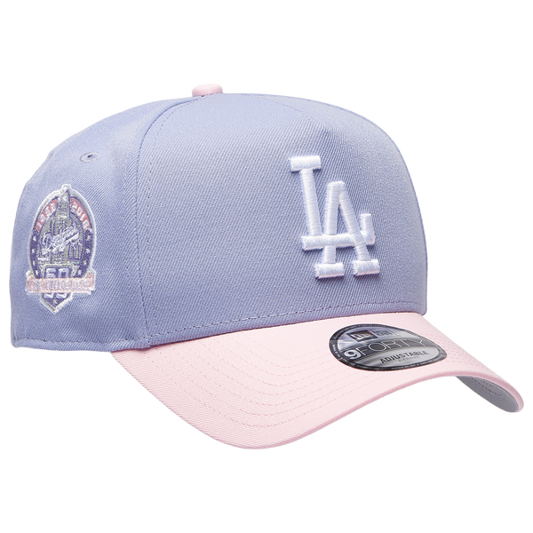 New Era Dodgers 940 A-Frame Cap - Adult - Purple/Pink - Image 3
