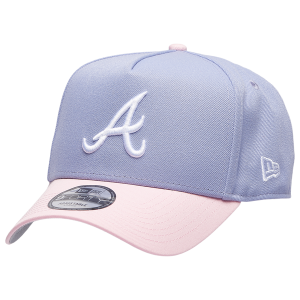 New Era Braves 940 A-Frame Cap - Adult - Purple/Pink