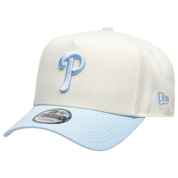 New Era Phillies 940AF Cap - Adult - Chrome/Glacial Blue