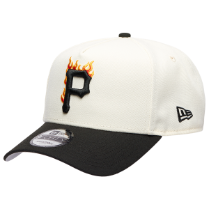New Era MLB 940 A-Frame Flame Cap - Adult - White/Black