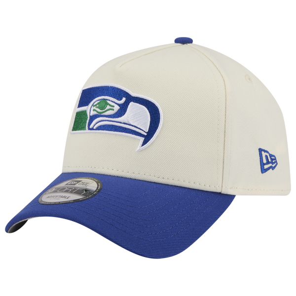 New Era NFL 9FORTY A-Frame Cap - Adult - Blue/Chrome
