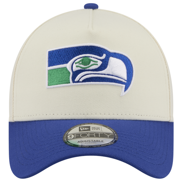 New Era NFL 9FORTY A-Frame Cap - Adult - Blue/Chrome - Image 2