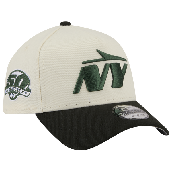 New Era NFL 9FORTY A-Frame Cap - Adult - Chrome/Green - Image 3