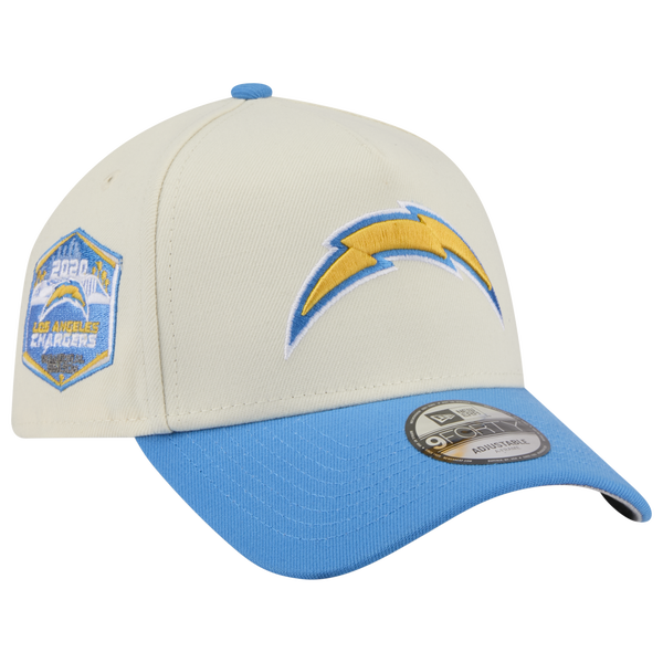 New Era NFL 9FORTY A-Frame Cap - Adult - Chrome/Blue - Image 3