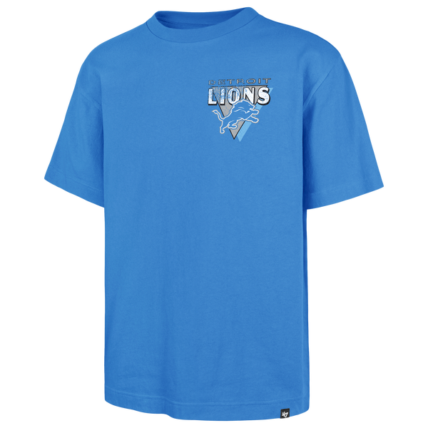 47 Brand NFL Detroit Lions Bar S/S T-Shirt - Men's - Blue Raz
