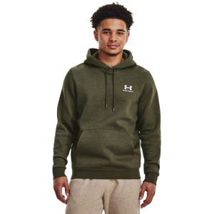 Under Armour Icon Fleece Hoodie - Men's - White/Marine Od Green