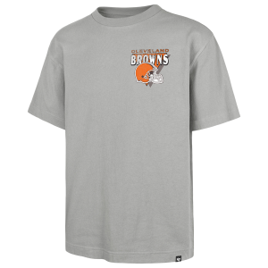 47 Brand NFL Cleveland Browns Bar S/S T-Shirt - Men's - Wolf Grey