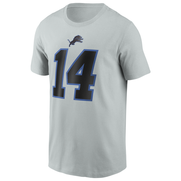 Nike Lions NFL Rival AB14 Short Sleeve T-Shirt - Men's - Silver - Image 2