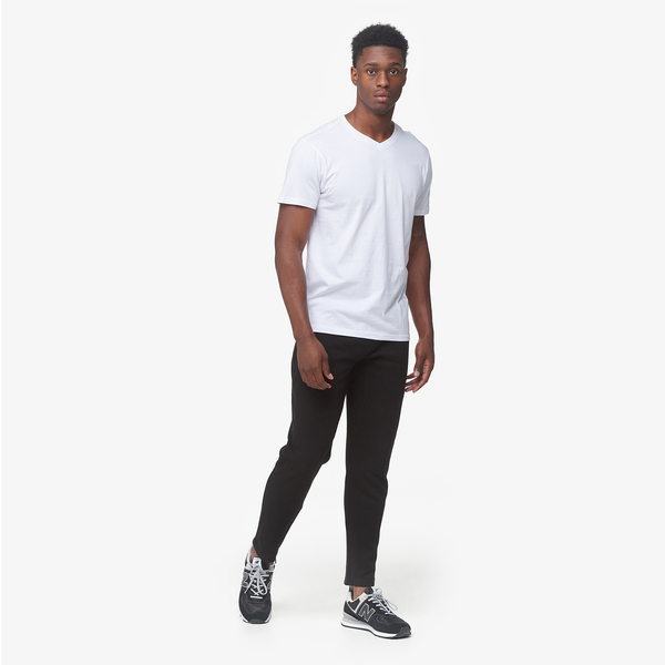 CSG Basic V-Neck S/S T-Shirt - Men's - White/White - Image 4