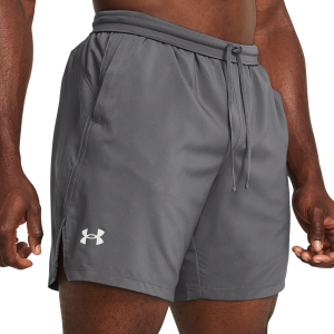 Under Armour Launch 7'' Shorts - Men's - White/Reflective/Castlerock