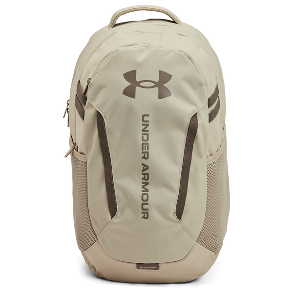 Under Armour Hustle 6.0 Backpack - Adult - Khaki Base/Khaki Base/Taupe Dusk