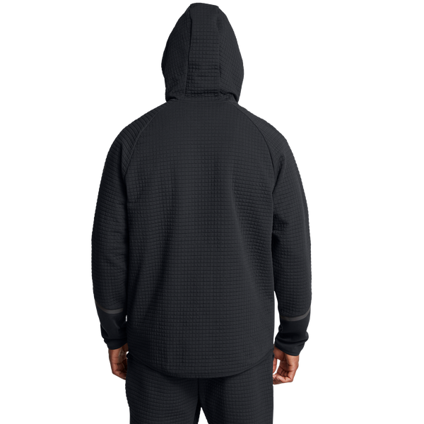 Under Armour Unstoppable Fleece Grid Full-Zip - Men's - Black/Black - Image 2