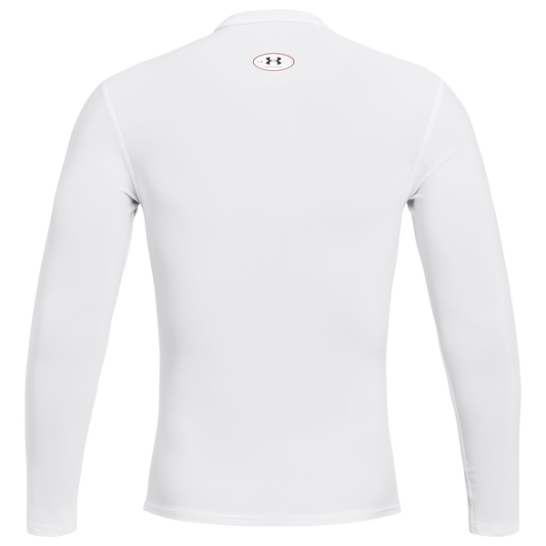 Under Armour Heatgear OG Compression Long Sleeve - Men's - White/Black - Image 4