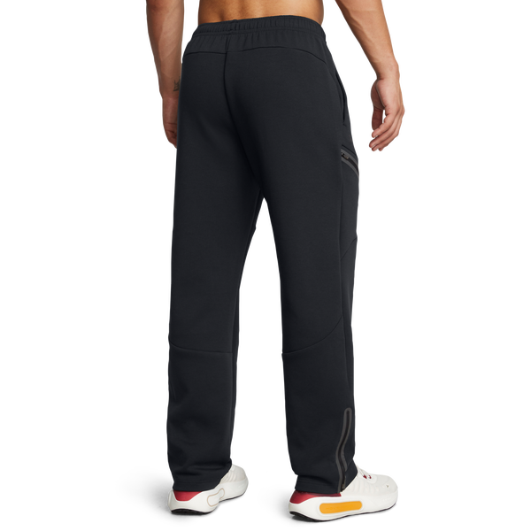 Under Armour Unstoppable Fleece Pants - Men's - Black/Black - Image 2