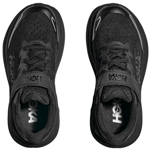 HOKA Clifton 10 - Boys' Preschool - Black/Black - Image 4