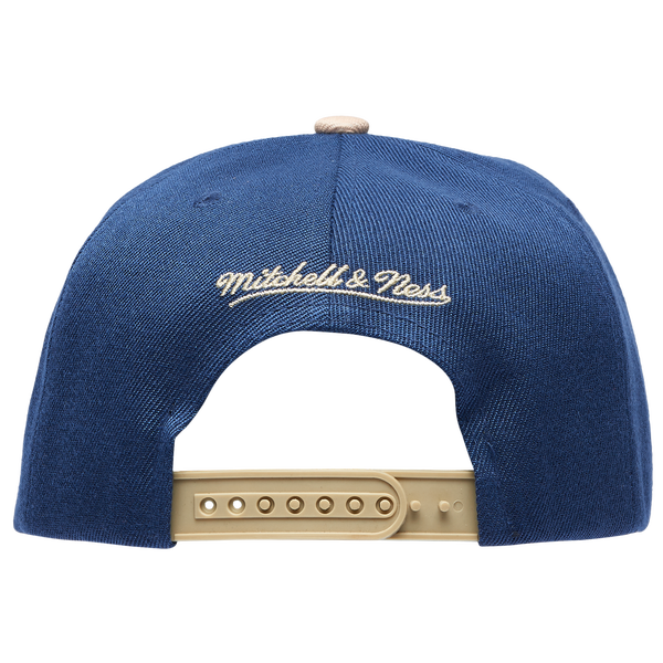 Mitchell & Ness Braves Navy & Tan Pro Pinch Cap - Adult - Navy/Tan - Image 4