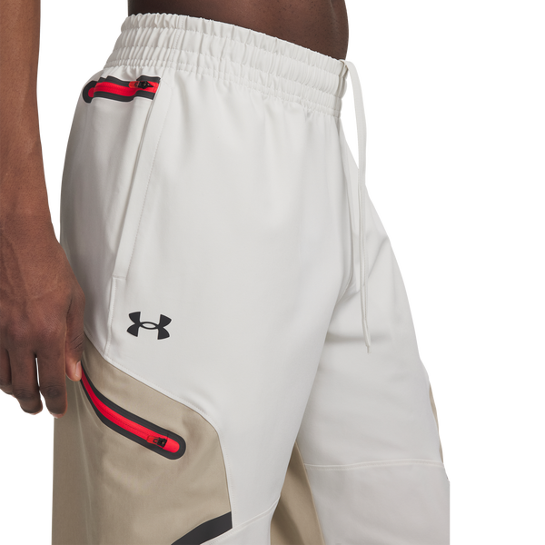 Under Armour Unstoppable Cargo Pants - Men's - Black/White - Image 3